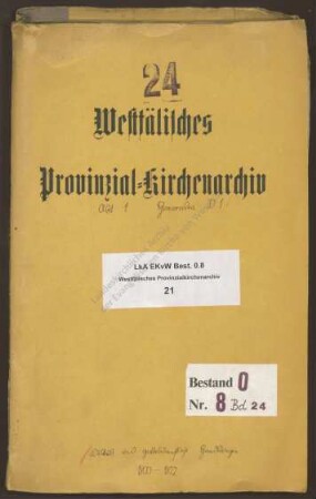 Kultus und Gottesdienstliche Handlungen; Allgemeines