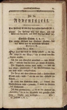 Für die Adventszeit.