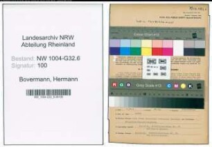 Entnazifizierung Hermann Bovermann , geb. 21.11.1898 (Sachverstaendiger)