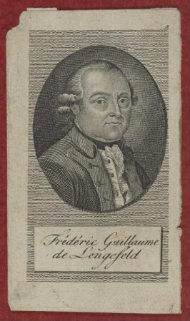 Bildnis des Friedrich Wilhelm von Lengefeld