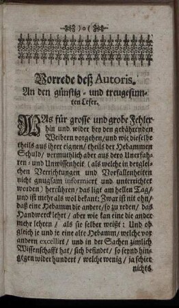 Vorrede deß Autoris.