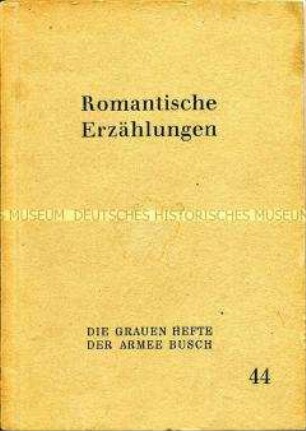 Heft aus der Reihe "Graue Hefte" der Armee Busch (Nr. 44)