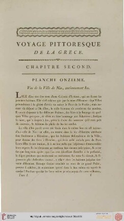 Chapitre second