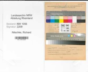 Entnazifizierung Richard Nitschke , geb. 24.09.1896 (Angestellter)