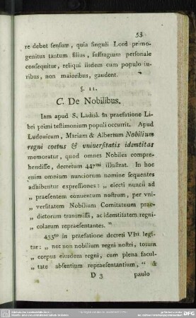 §.11. De Nobilibus