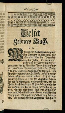 289-477, Delia. Zehntes Buch