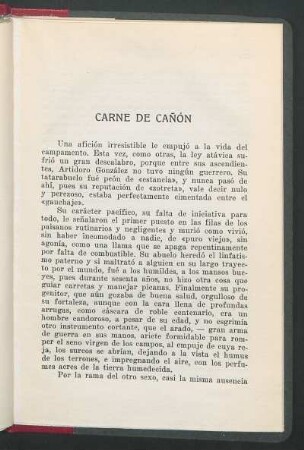 Carne de cañón
