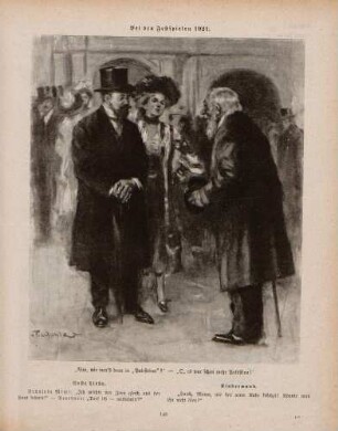 "Bei den Festspielen 1921"
