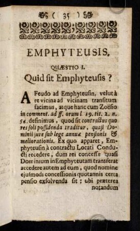 35-57, Emphyteusis.