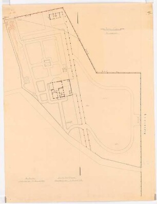 Garten Dr. Tomalla, Rauden: Lageplan 1:200