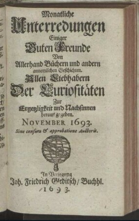November 1693.