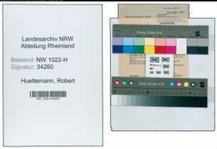 Entnazifizierung Robert Huettemann , geb. 00.00.0000 (Inspektor)