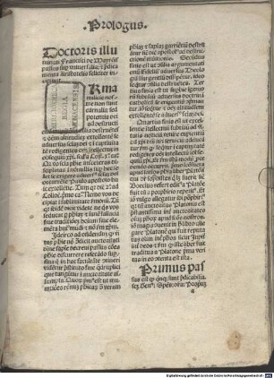 Passus super Universalia, Praedicamenta et Perihermenias Aristotelis