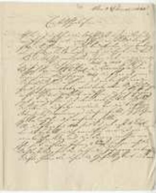 Brief von Schaumburg & Co. an David Heinrich Hoppe