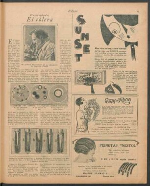 El cólera : Curiosidades