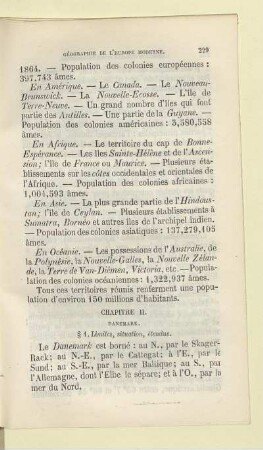 Chapitre II. Danemark
