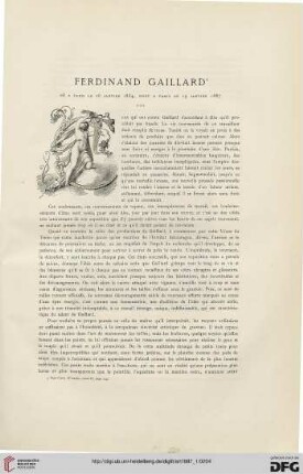 13: Ferdinand Gaillard, [2] : né à Paris le 16 janvier 1834, mort à Paris le 19 janvier 1887