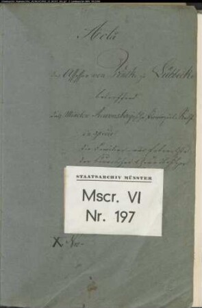 Abschriften von Urteilen zum Familien- und Erbrecht der bäuerlichen Grundbesitzer