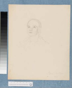 Brustbild von Agnes Matthäi