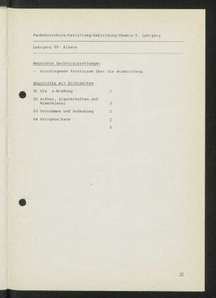 Lehrgang 09: Alkane