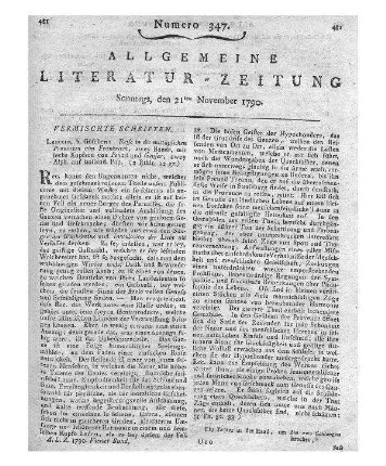 [Thümmel, M. A. von]: Reise in die mittäglichen Provinzen von Frankreich im Jahr 1785 bis 1786. T. 1-2. Leipzig: Göschen [s.a.]