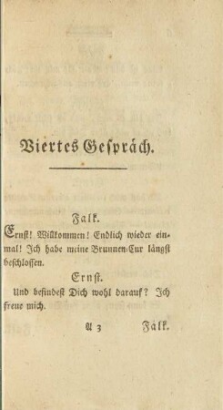 Viertes Gespräch