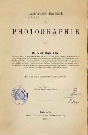Ausführliches Handbuch der Photographie, 4,1
