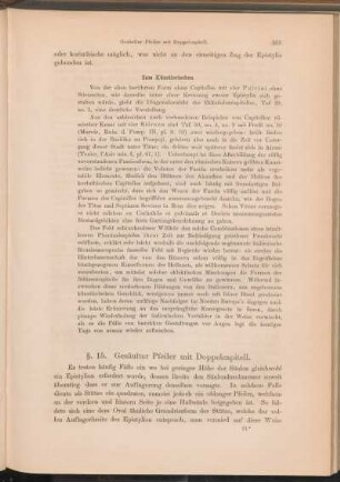 §. 15. Gesäulter Pfeiler mit Doppelcapitell.