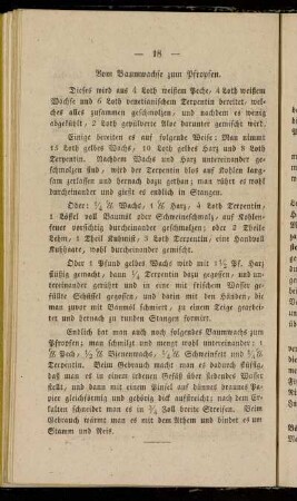 Vom Baumwachse zum Pfropfen
