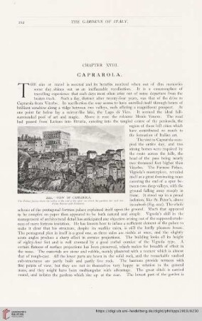 Chapter XVIII: Caprarola