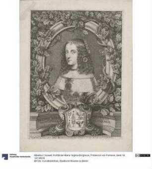 Porträt der Maria Virginia Borghese, Prinzessin von Farnese