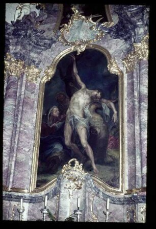 Sebastiansaltar in der Kirche in Kirchhofen