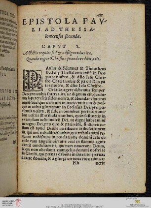 Epistola Pauli Apostoli ad Thessalonicenses secunda