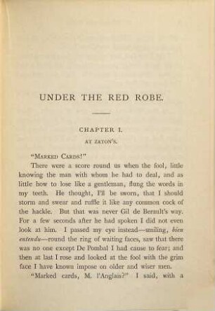 Under the red robe