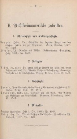 1. Philosophie und Kulturgeschichte.