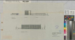 Burgsteinfurt (Steinfurt) Amtsgericht Ansichten 1960 1 : 200 40 x 66 Pause Staatshochbauamt Münster Regierung Münster Nr. 34022