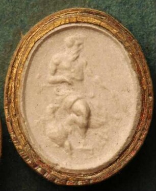 Sitzender Jupiter, zu seinen Füßen der Adler (Daktyliothek, Supplement)