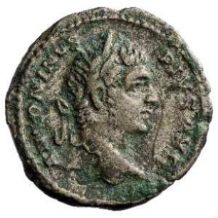 Münze, Denar, 206 n. Chr.