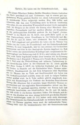 344-346 [Rezension] Egenter, Richard, Gottesfreundschaft