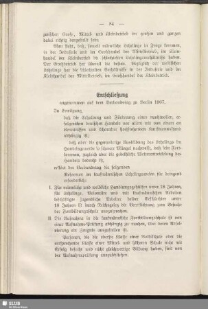 Entschließung