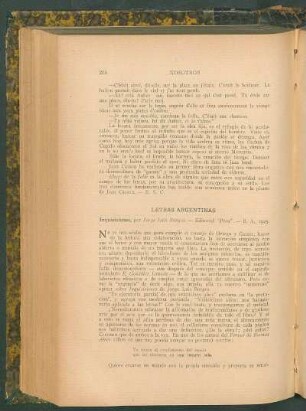 Letras argentinas