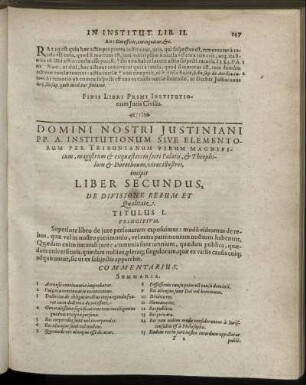 Liber Secundus, De Divisione Rerum Et Qualitate