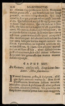 106-116, Caput XXV - XXVII