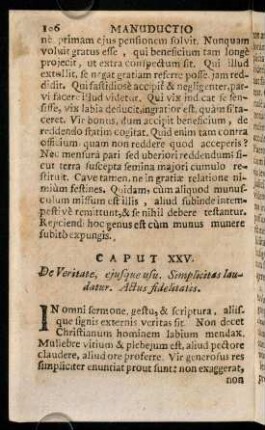 106-116, Caput XXV - XXVII