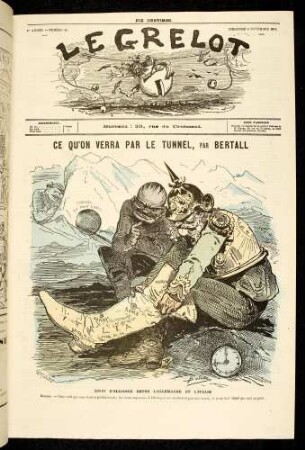 Ce qu'on verra par le tunnel, par Bertall