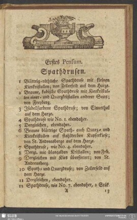 Erstes Pensum
