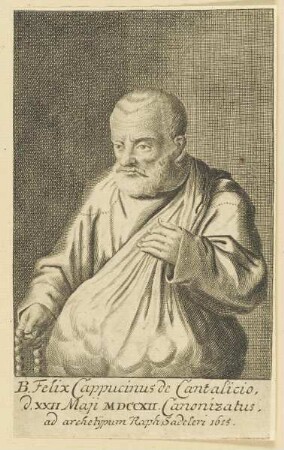 Bildnis des Felix Cappucinus de Cantalicio