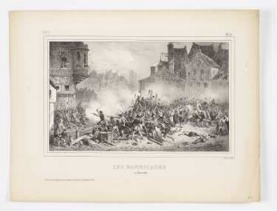 Les Barricades, Blatt 8 der Folge "Album pour 1829"