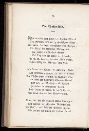 Die Waldmühle