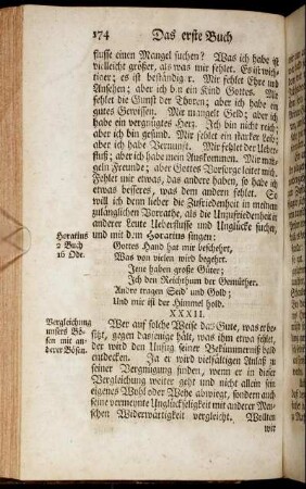 XXXII. Vergleichung unsers Bösen mit anderer Leute ihrem Bösen.